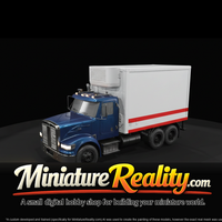 2010 Peterbilt 220 Refrigerated Box Truck miniature, three-quarter view — thumbnail 2