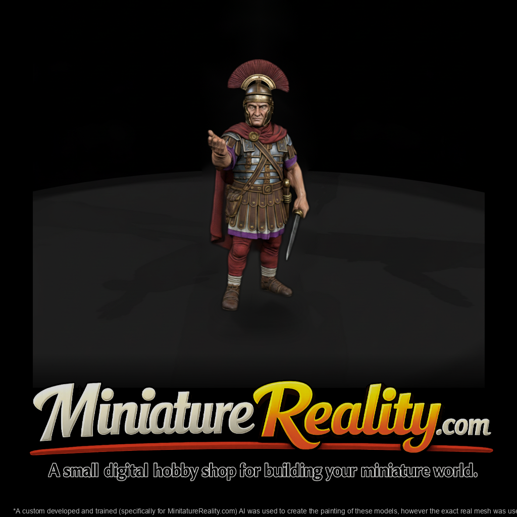 Hist 0206 Roman Legionary Centurion Miniature Figu