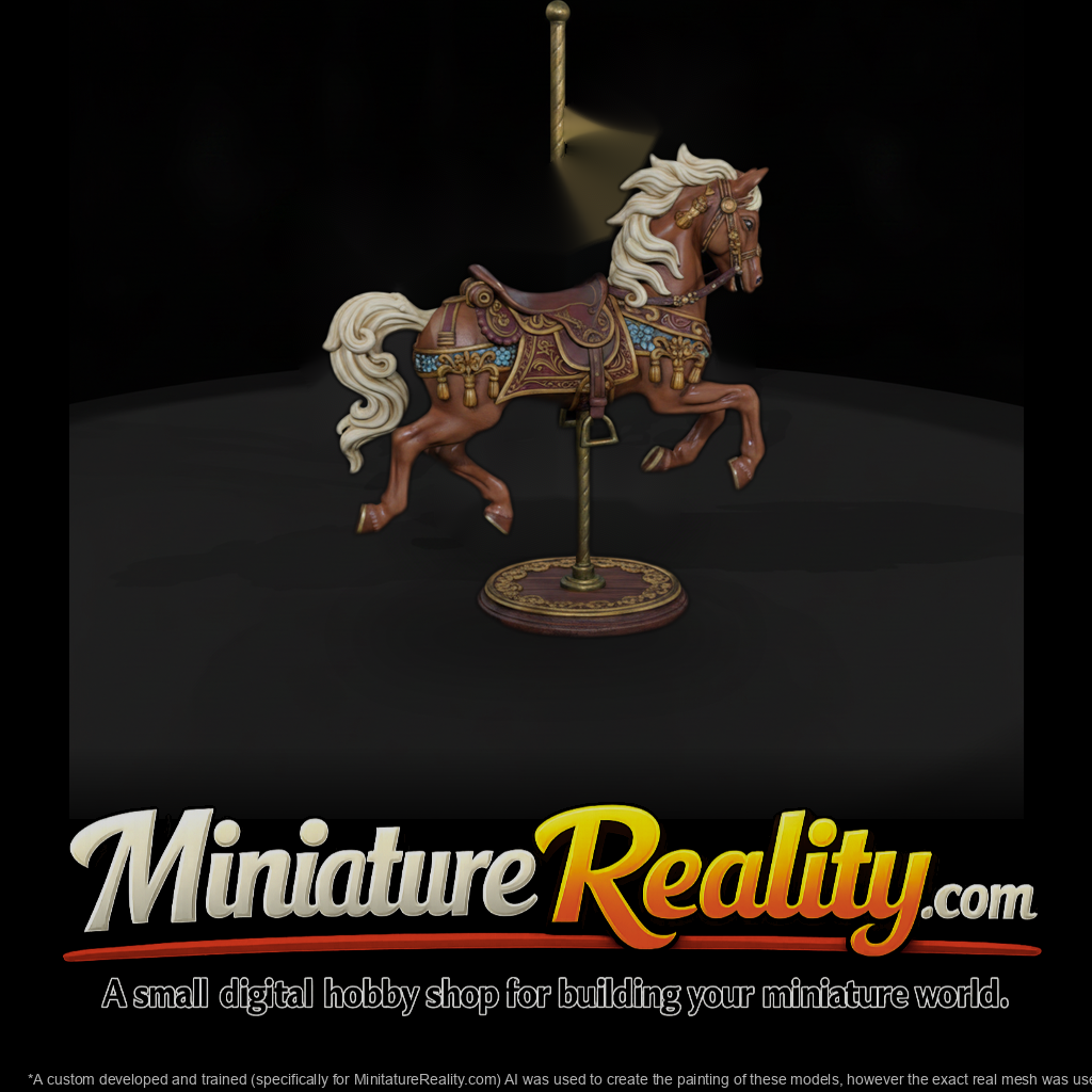 Cir 137 Ride Carousel Horse