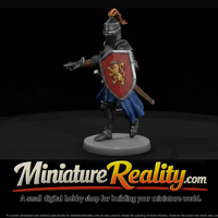 Charging Knight with Lion Shield — thumbnail 1