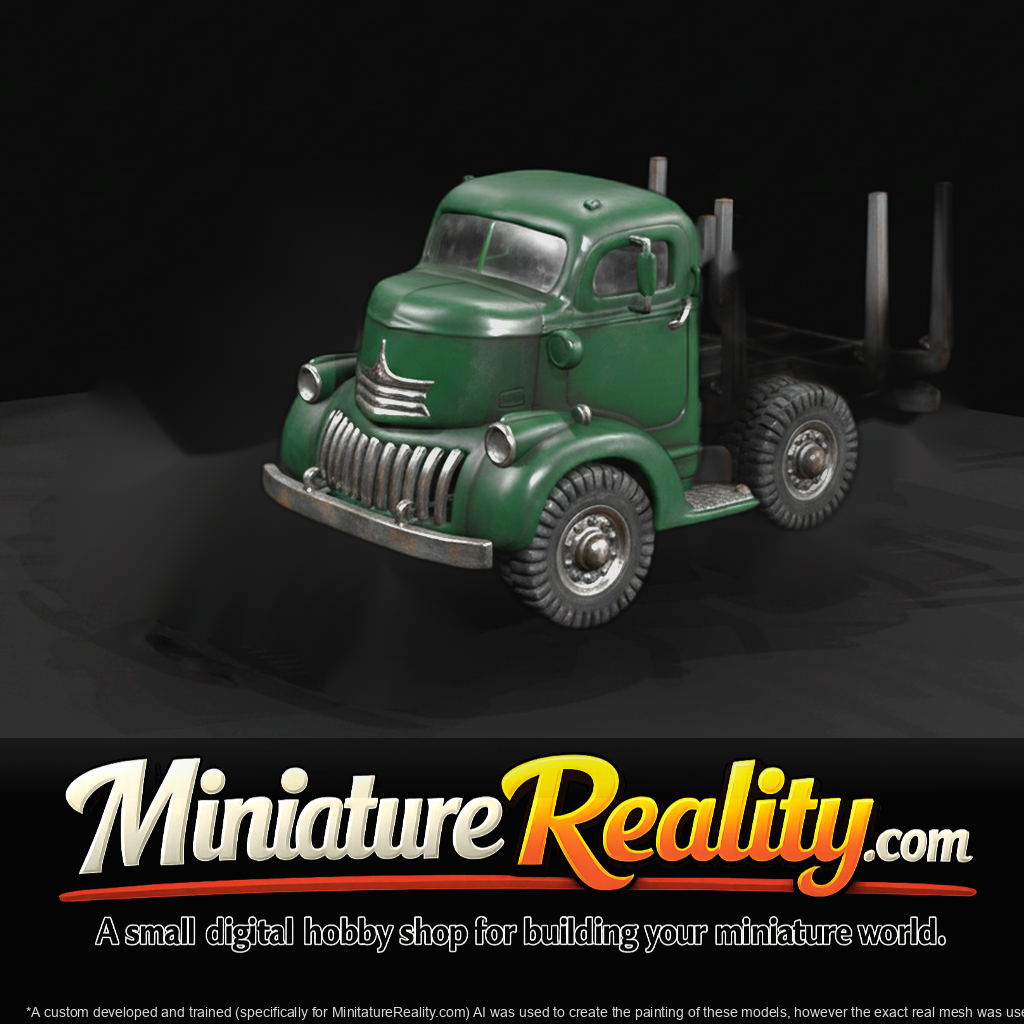 1940s Cab‑Over Logging Truck