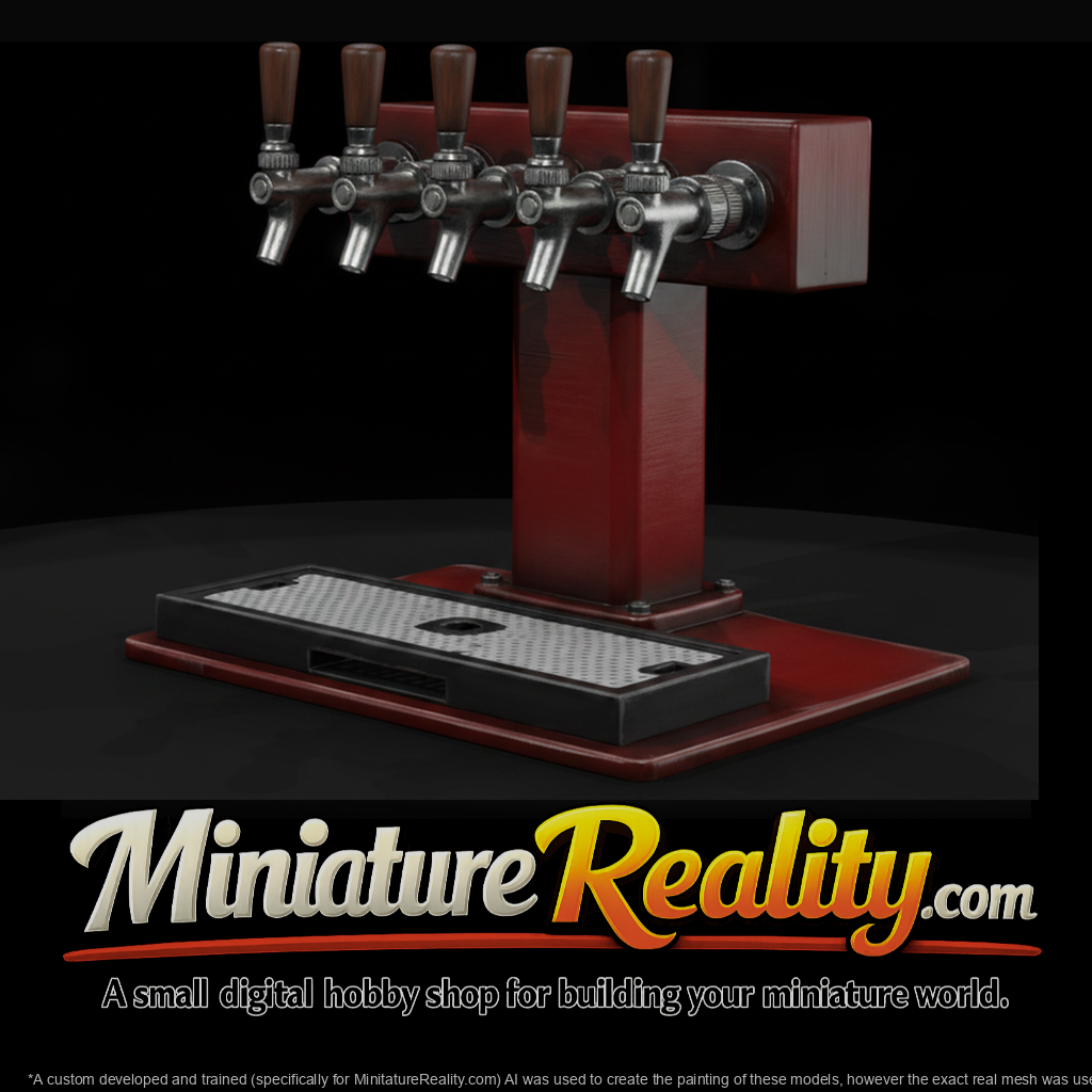Five Tap Bar Draft Tower