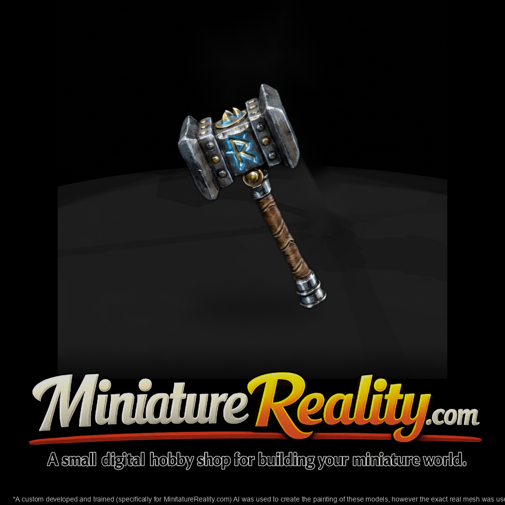 Stylized Fantasy Battle Hammer