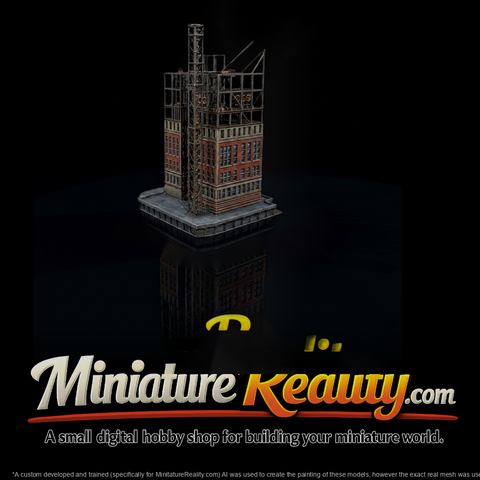 Vintage Skyscraper Under Construction ( Compatible)