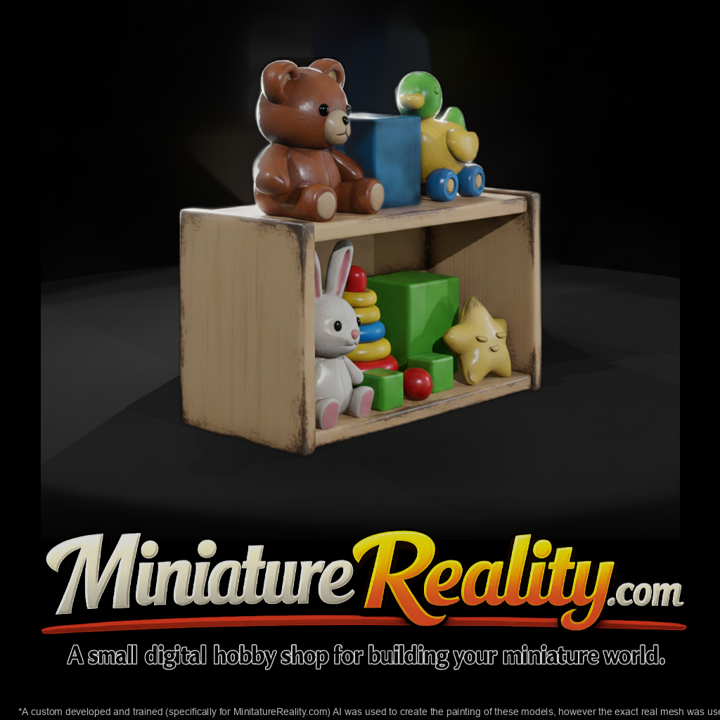 Mr Toyprops 100 001 096 Bedroom Toy Shelf