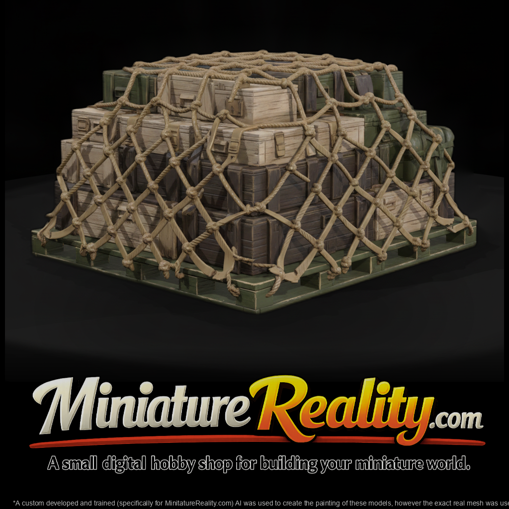 Mil 192 Vietnam Cargo Pallet Load