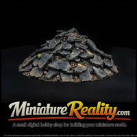 Asphalt Rubble Pile - Compact Scatter miniature, three-quarter view — thumbnail 2