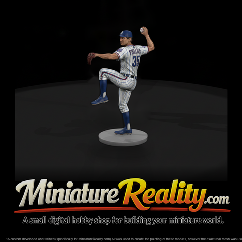 Poparc 0230 Baseball Pitcher Windup
