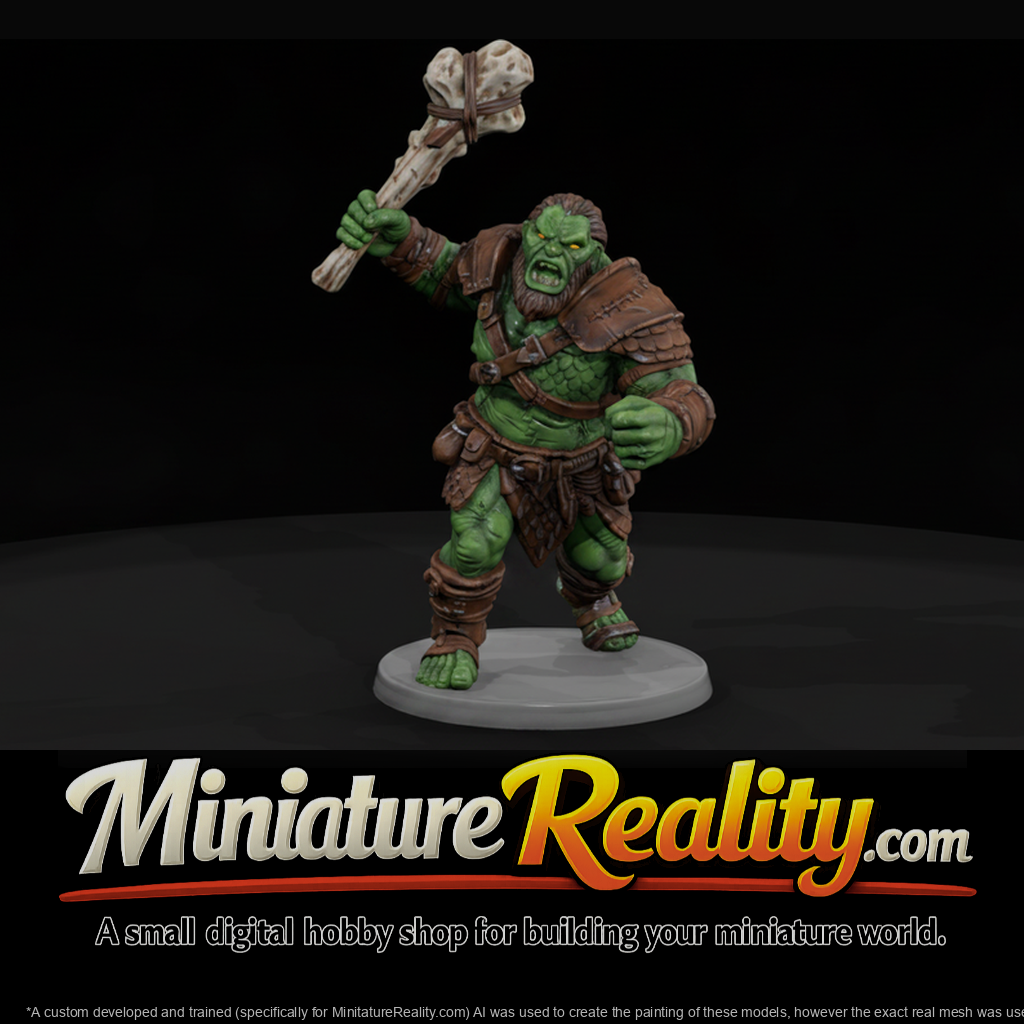 Hulking Ogre with Bone Club