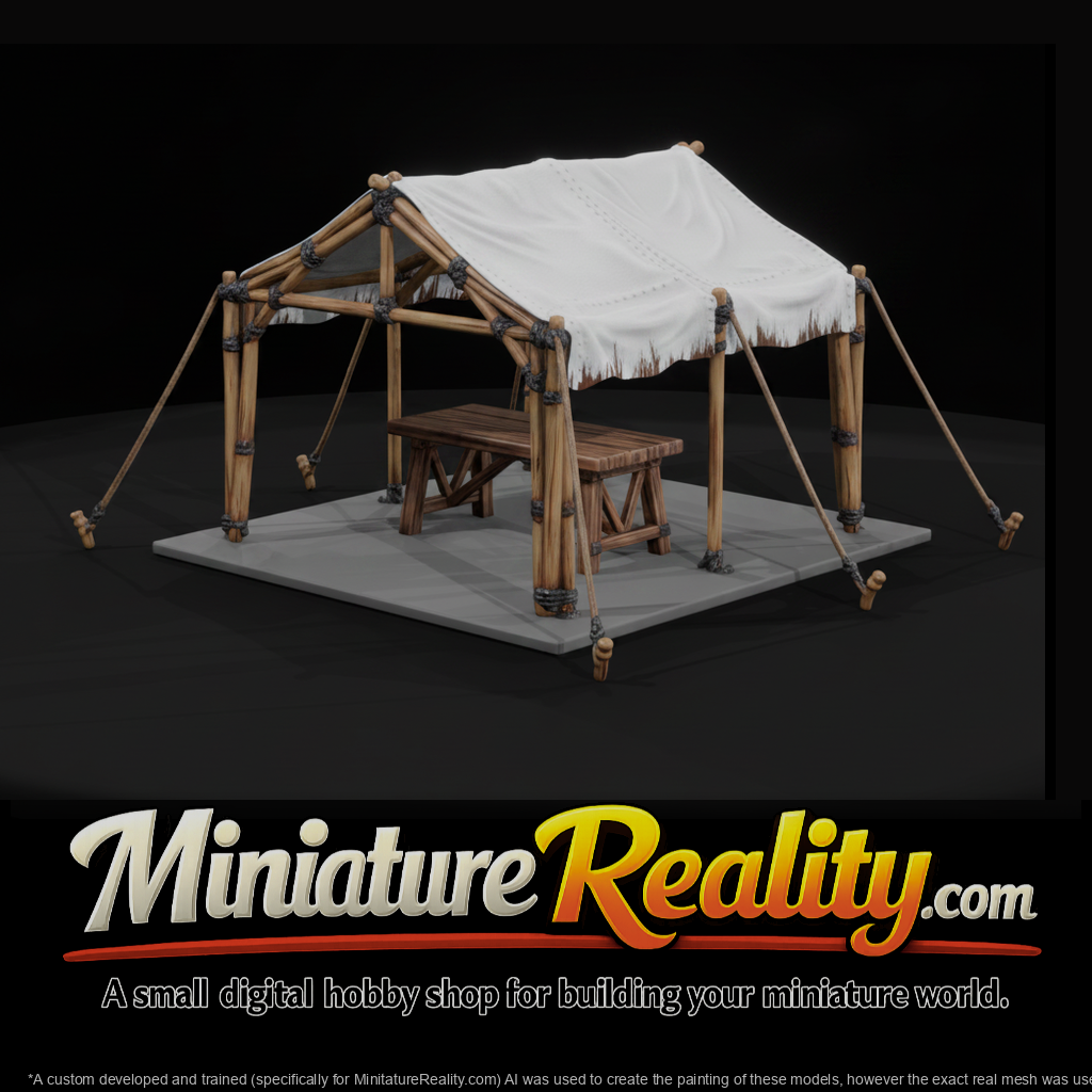 Relief Camp Shelter Tent With Table