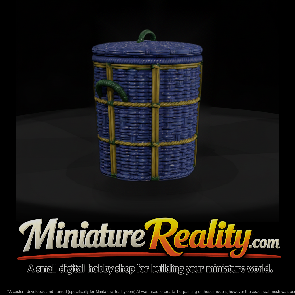 Woven Wicker Laundry Hamper