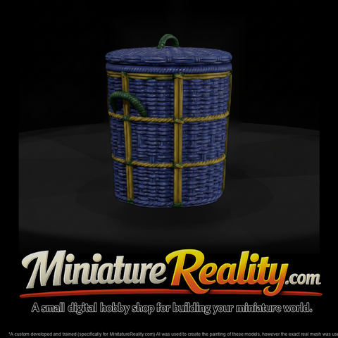 Woven Wicker Laundry Hamper