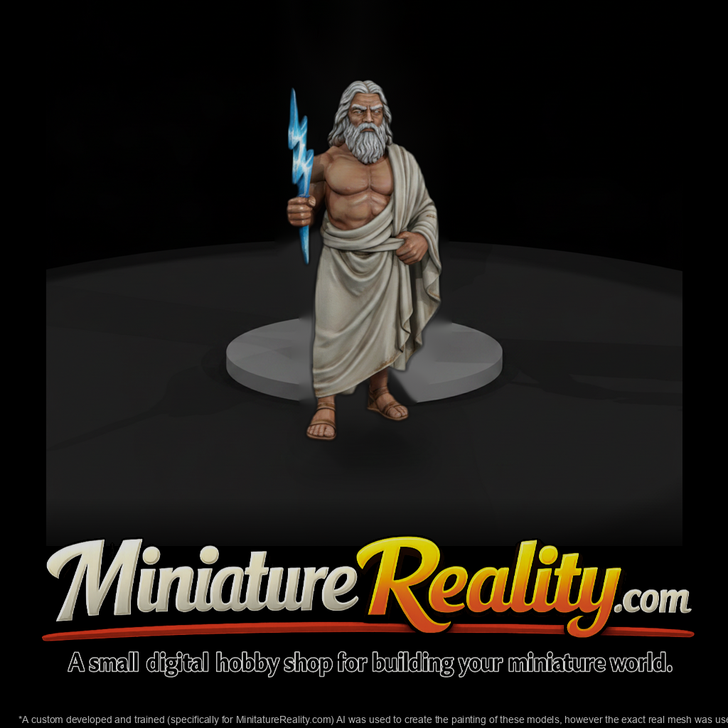 Myth 0250 Mythology Zeus Miniature Figure