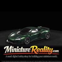 McLaren 675LT (2014) miniature, three-quarter view — thumbnail 3