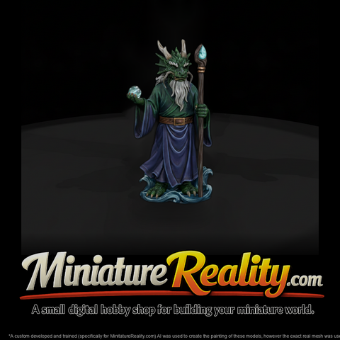 Myth 0446 Mythology Dragon King Miniature Figure