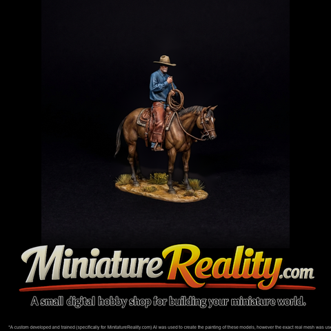 Cowboy on Horse — Western Mounted Rider