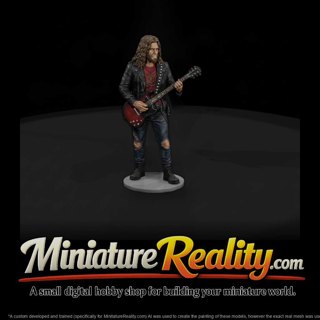 Bnd 017 Metal Band Rhythm Electric Guitar