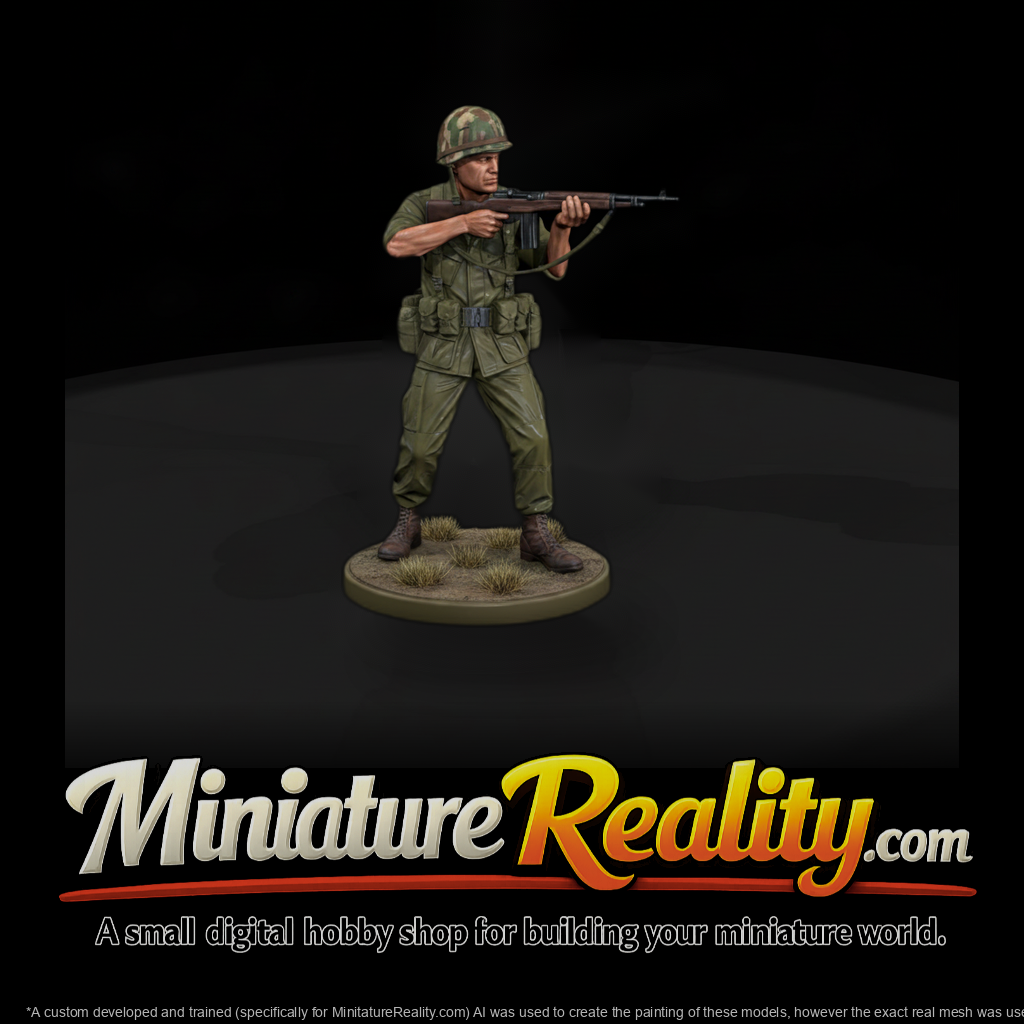 Vnh 034 United States Army Rifleman M14