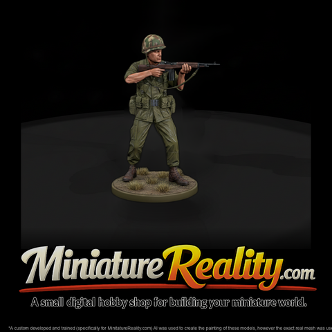 Vnh 034 United States Army Rifleman M14