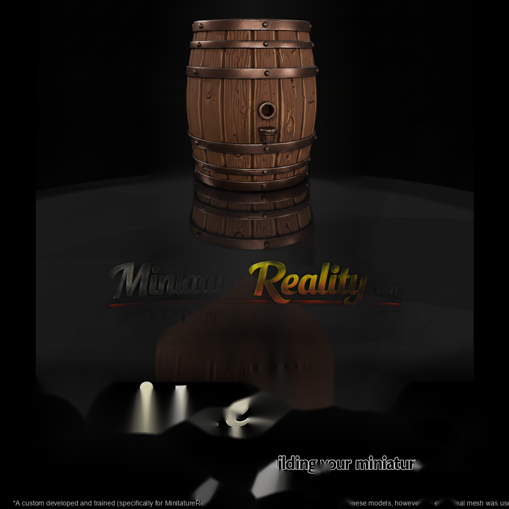 Ww 0400 Item Wooden Barrel Keg