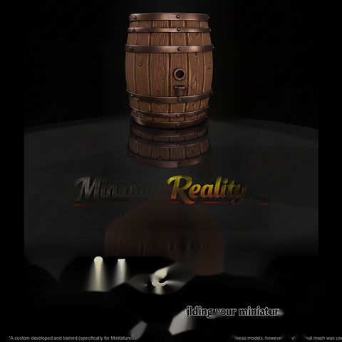 Ww 0400 Item Wooden Barrel Keg