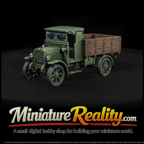 Vintage Flatbed Cargo Truck