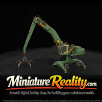 Scrap Yard Material Handler Grapple - Excavator Attachment miniature, three-quarter view — thumbnail 3