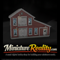 Old Wooden Trackside Factory miniature, three-quarter view — thumbnail 1
