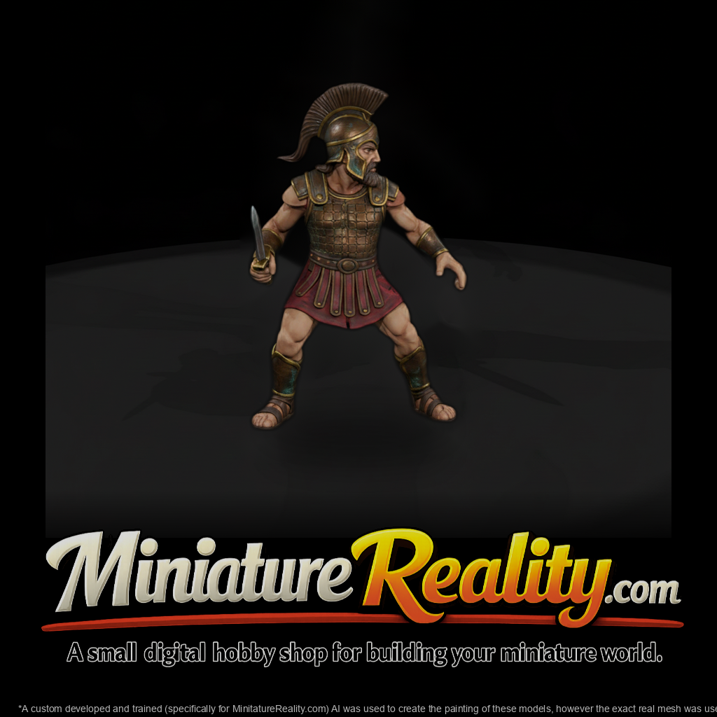 Myth 0266 Mythology Theseus Miniature Figure