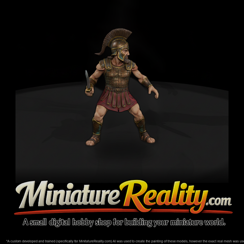 Myth 0266 Mythology Theseus Miniature Figure