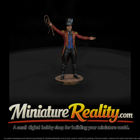 Circus Ringmaster with Whip
