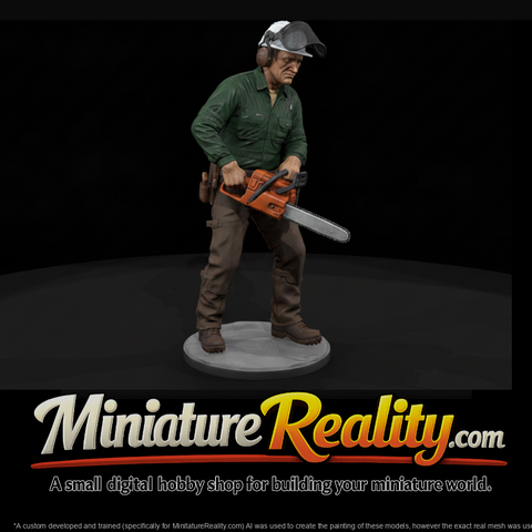 Lumberjack with a Chainsaw