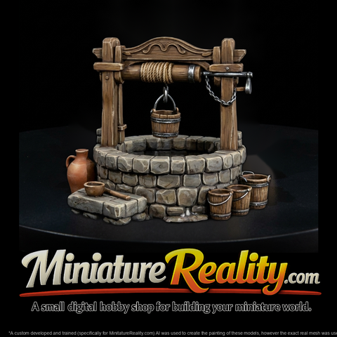 Stylized Medieval Water Well — Terrain