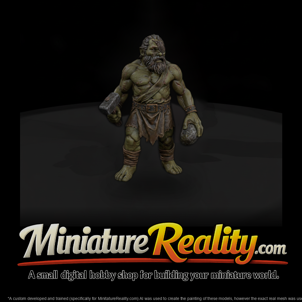Myth 0292 Mythology Cyclops Miniature Figure