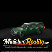 1984 Volvo 245 miniature, three-quarter view — thumbnail 3