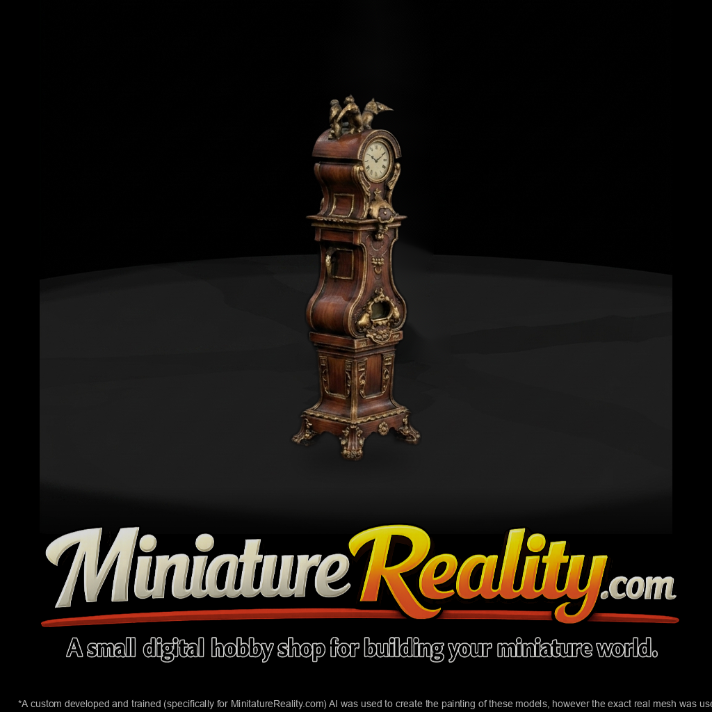 Ornate Baroque Grandfather Clock