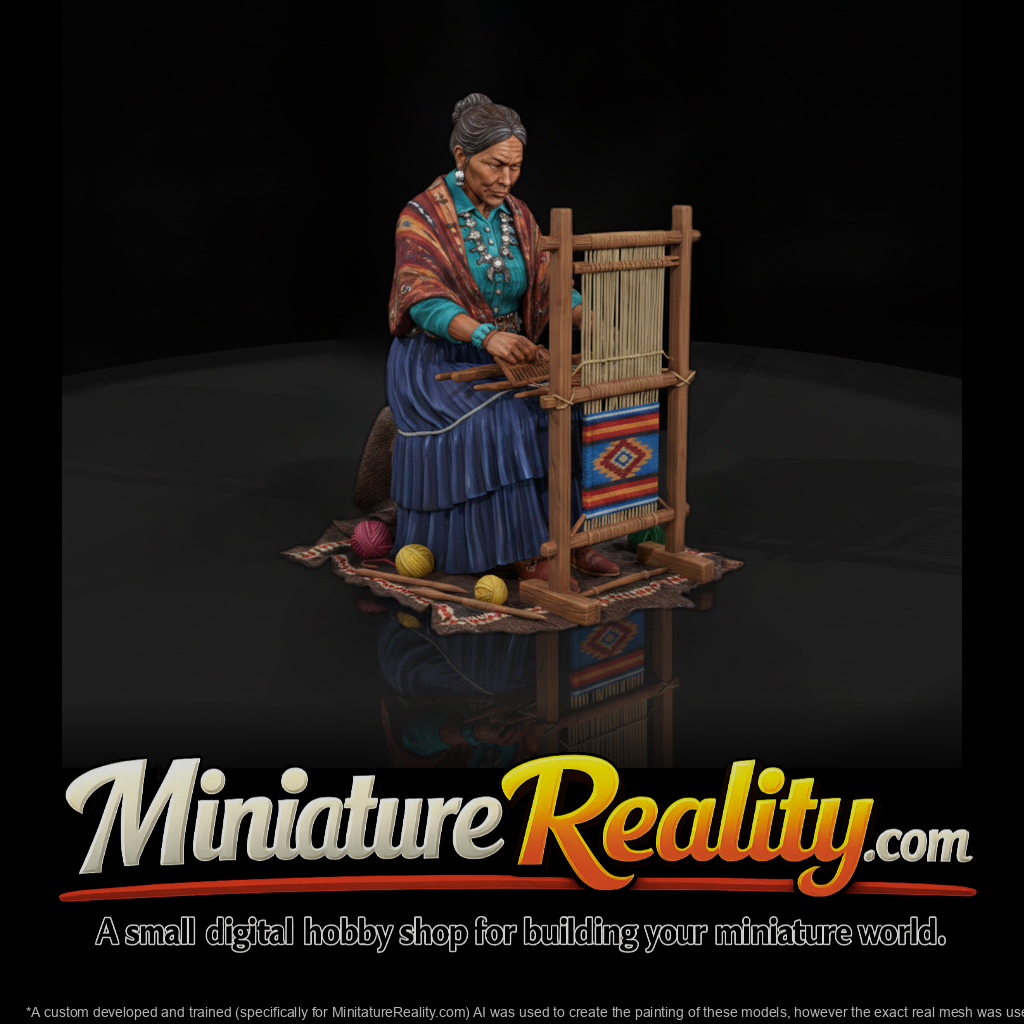 Navajo Elder Rug Weaver