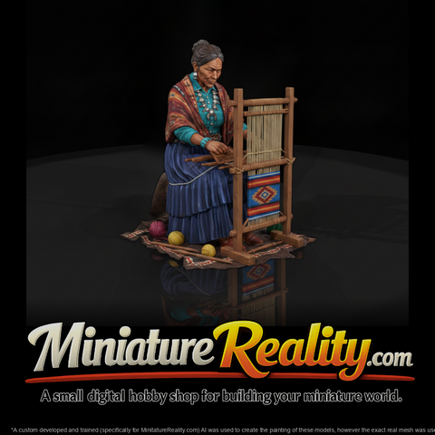 Navajo Elder Rug Weaver