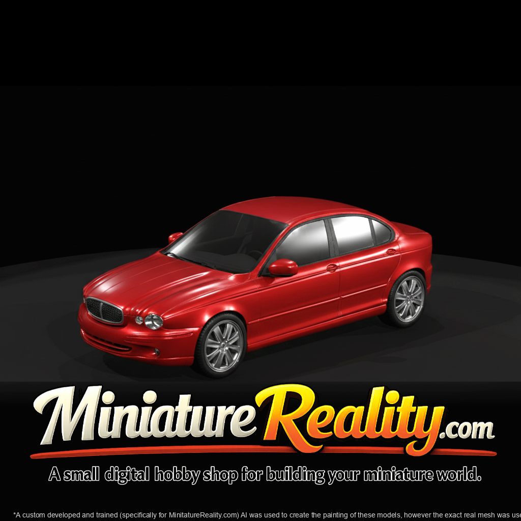 Jaguar X-Type Sedan miniature, three-quarter view