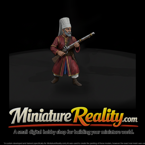 Hist 0222 Ottoman Janissary Miniature Figure