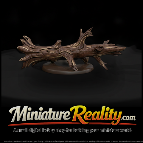 Gnarled Fallen Log