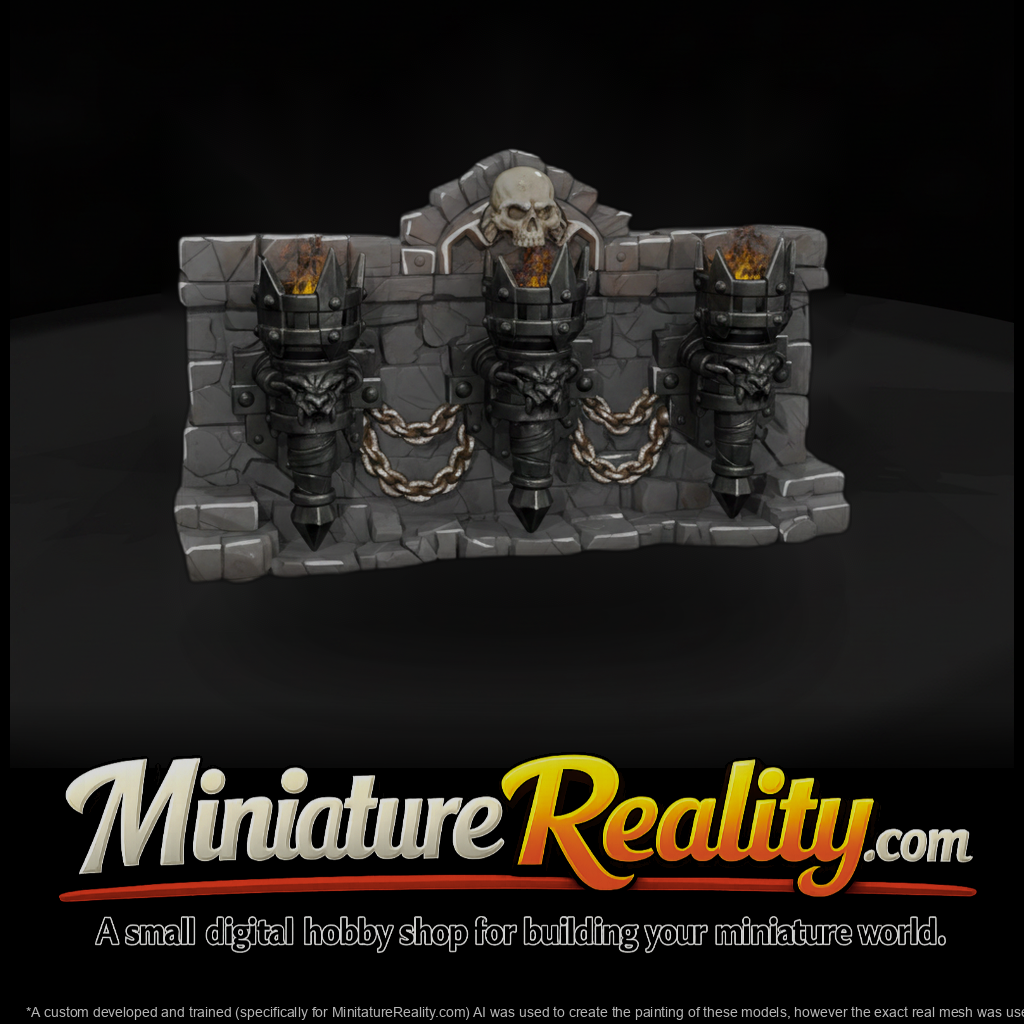 Dungeon Torch Sconce Wall