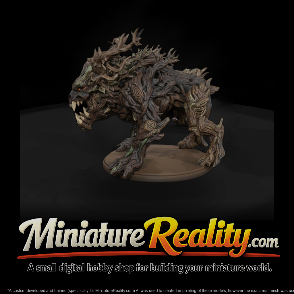 Creature Bark Maw Treant Beast