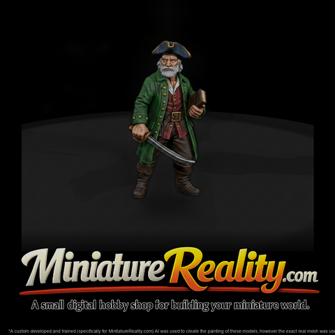 Hist 0237 Pirate Quartermaster Miniature Figure