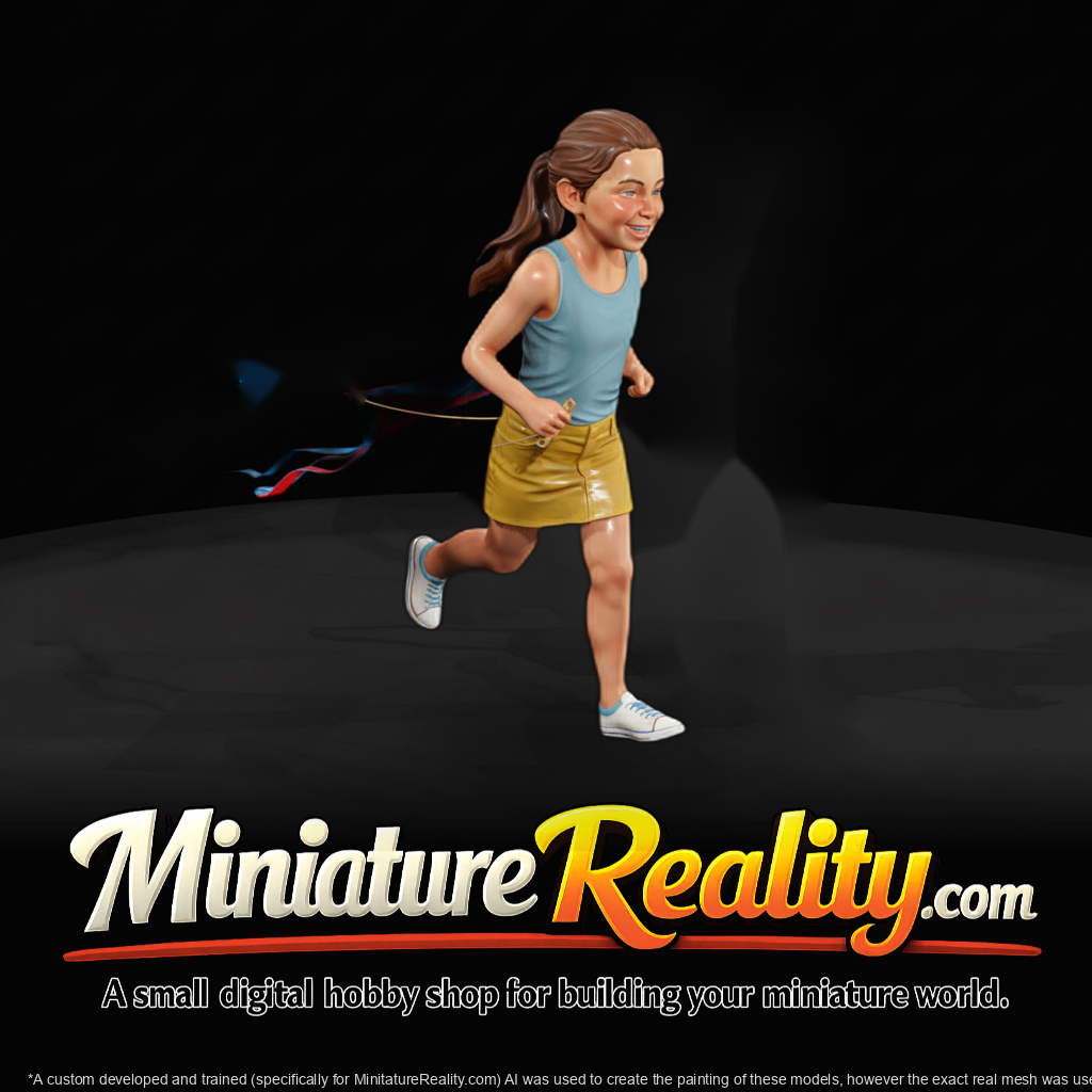 Standing Young Girl