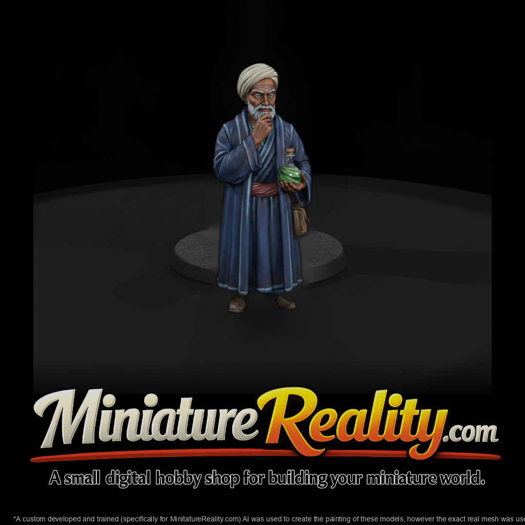 Hist 0077 Historical Ibn Sina Miniature Figure