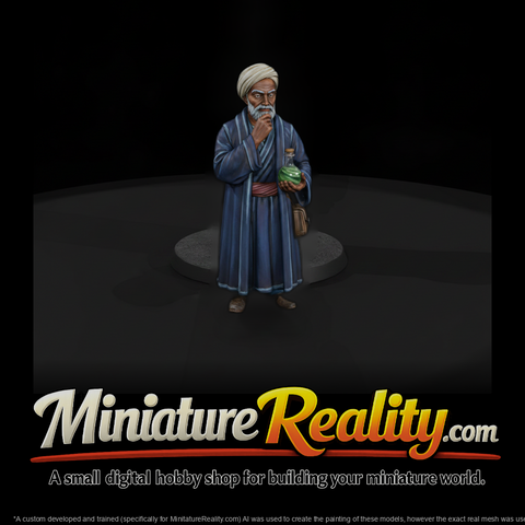 Hist 0077 Historical Ibn Sina Miniature Figure