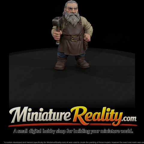 myth-0333-mythology-dwarf-smith-miniature-figure