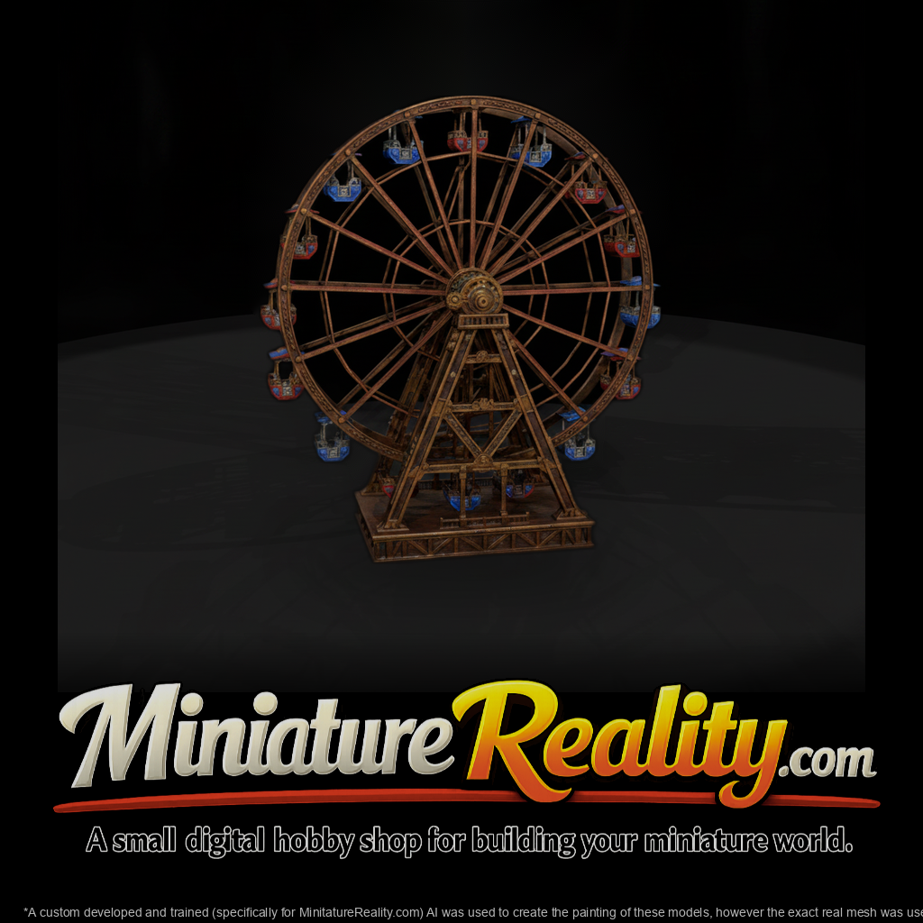 Vintage Fairground Ferris Wheel