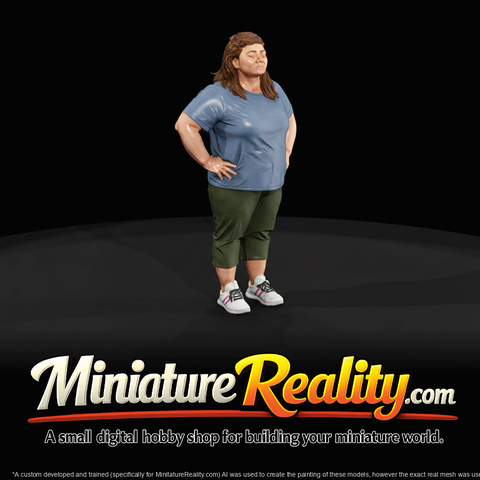 Modern Adult Female Figure — Full-Body